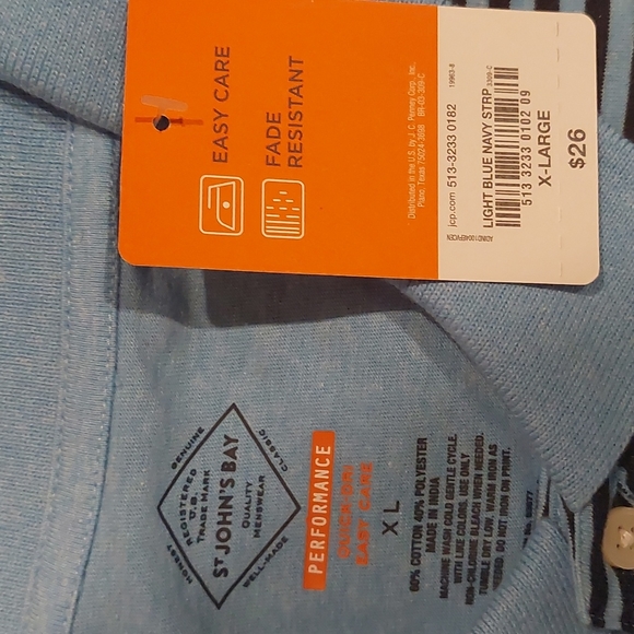 St. John's Bay Polo Shirt Size XL On Sale! - Picture 3 of 3